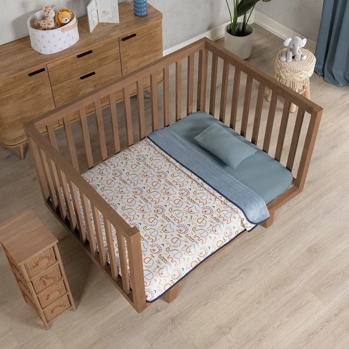 Cobertor Baby Siberia MINI ZOO PREMIUM textura de borrego 5