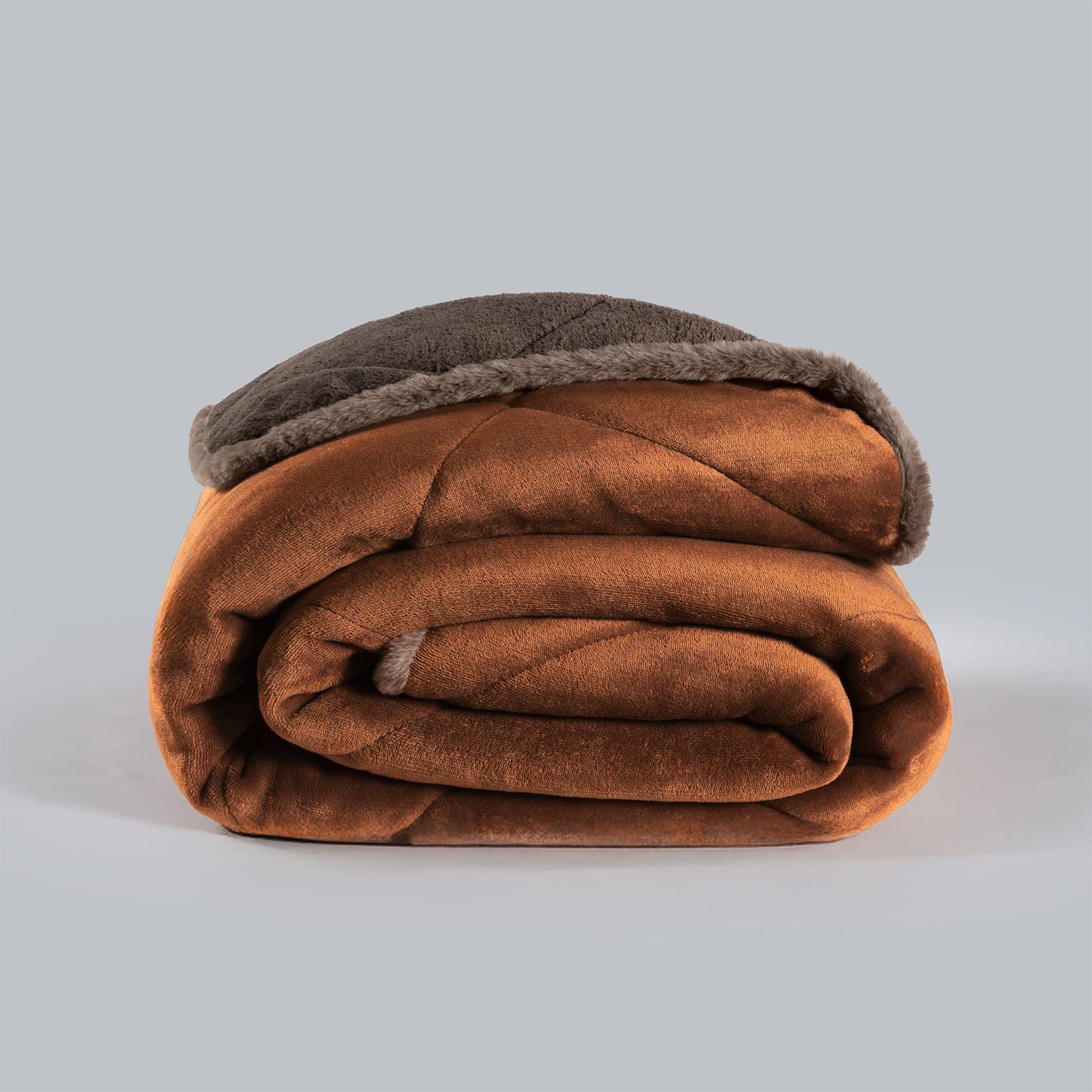 Cobertor Invernal CINNAMON, textura de borrego Premium 3
