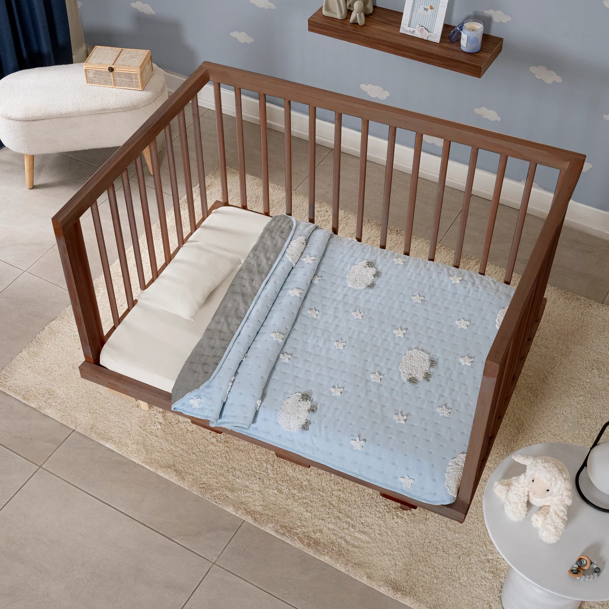 Edredón Baby VOGA Borreguitos, para cuna 5