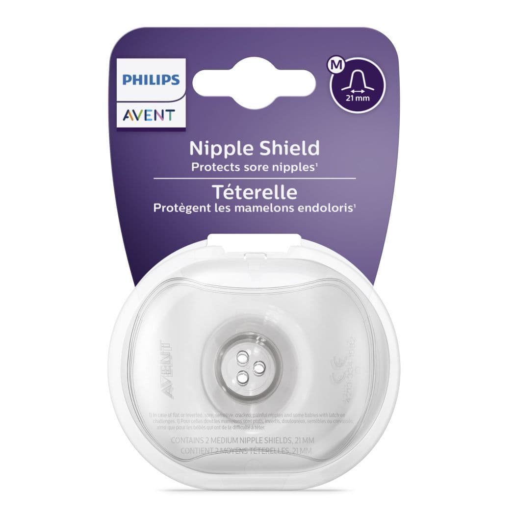 Dúo de Protectores de Pezón de silicone AVENT, libres de BPA 7