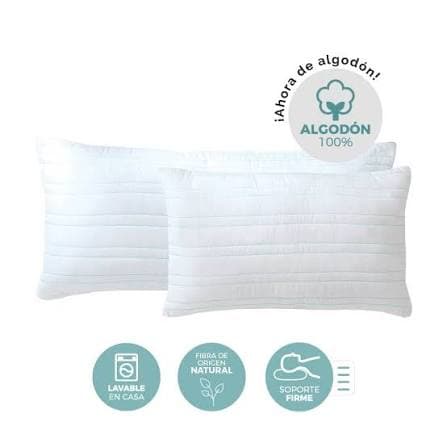 Almohadas VIALIFRESH, 100% algodón 4