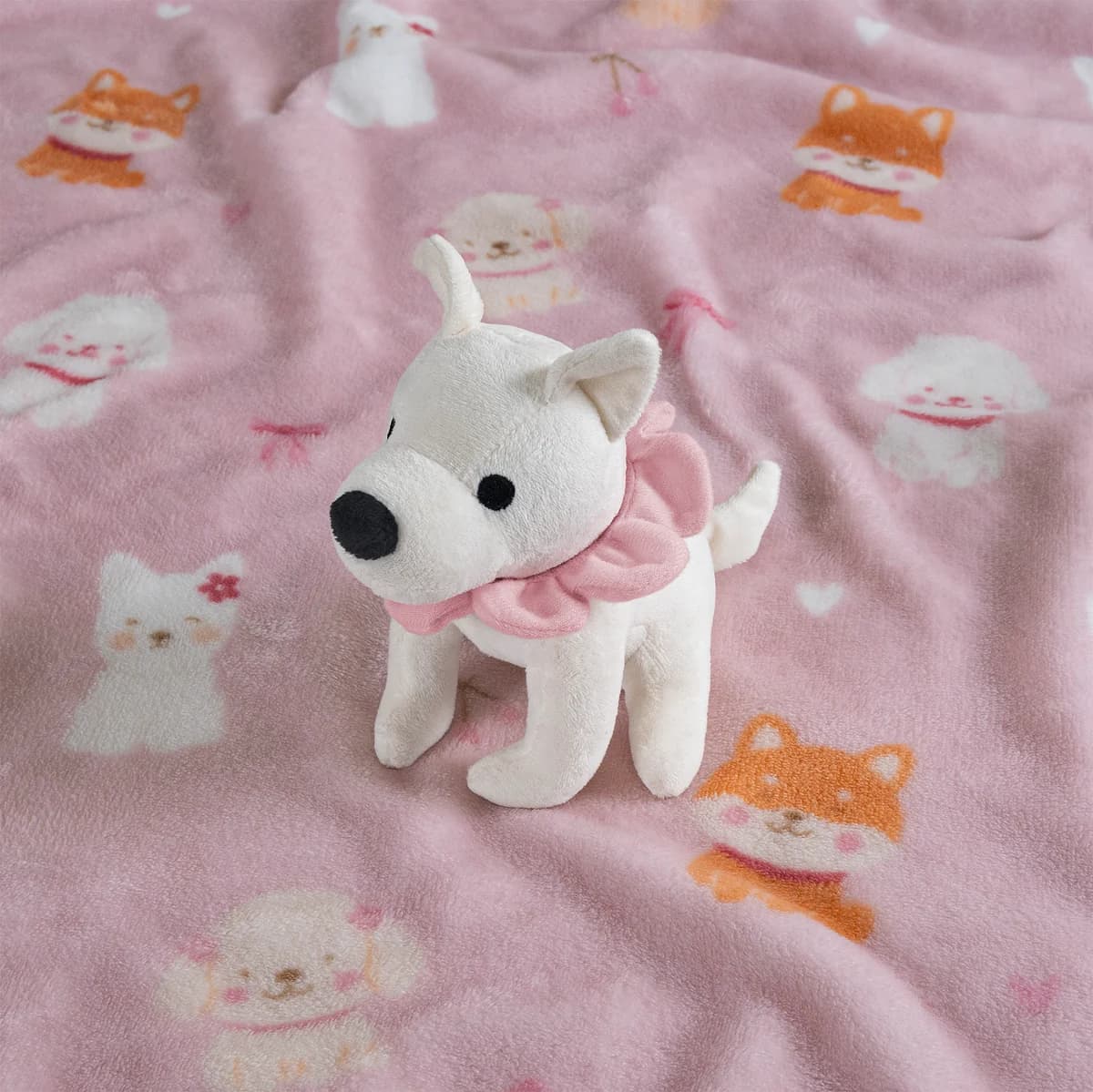 Cobertor Baby Ligero PAWS, incluye peluche, tamaño carriola