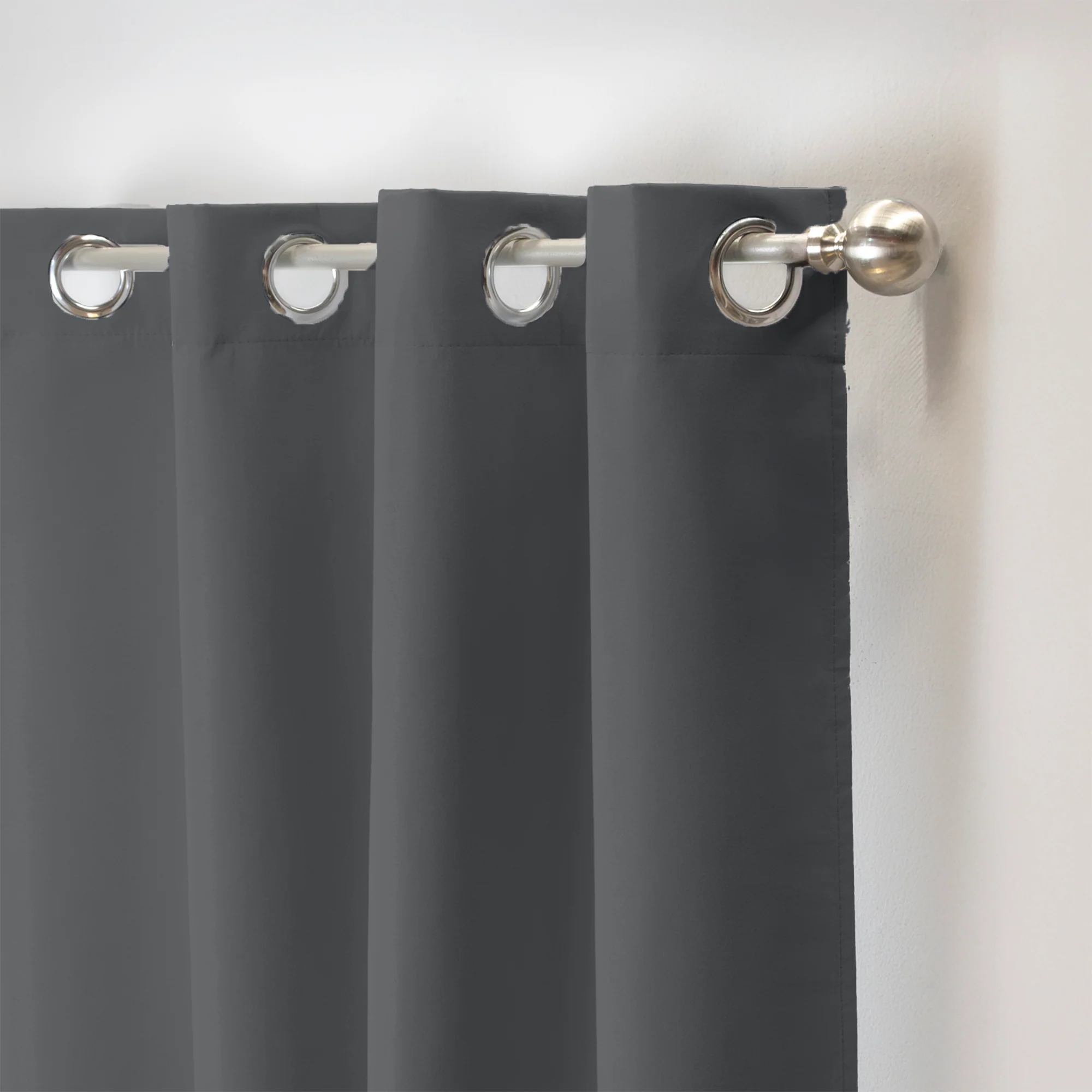 Cortinas BLACKOUT Catania de Vianney, Set de 2 Piezas, con argollas