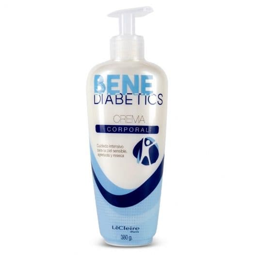 BENE DIABETICS de LeCleire, cuidado intensivo para la piel sensible, agrietada y reseca