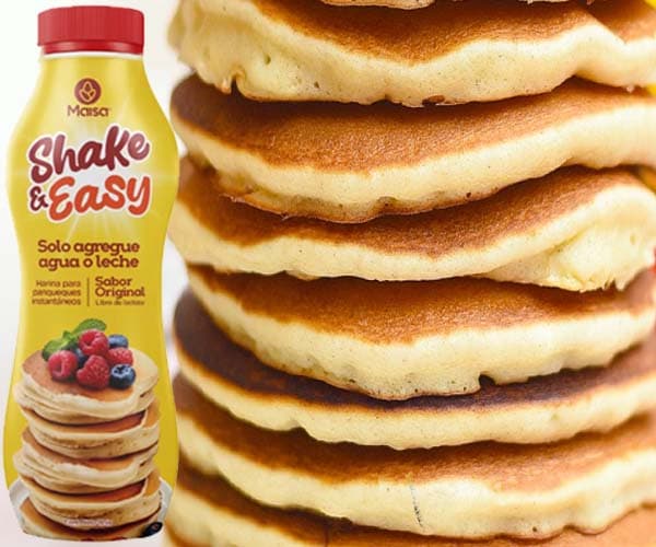 Harina instantánea para panqueques MAISA Shake & Easy, 185g