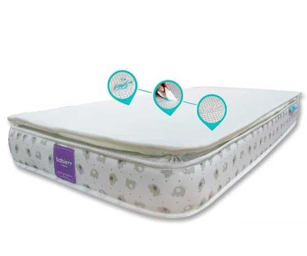 Colchón para Cuna Impermeable con Top Extra