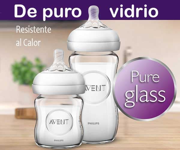 Pachas/Biberones AVENT de Vidrio