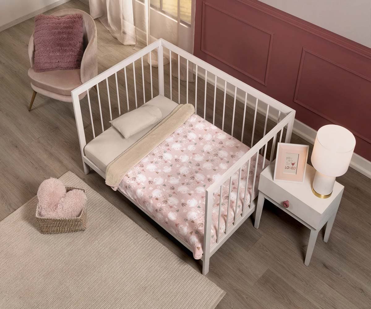 Cobertor Baby Siberia SHEEP, doble vista, calidad PREMIUM