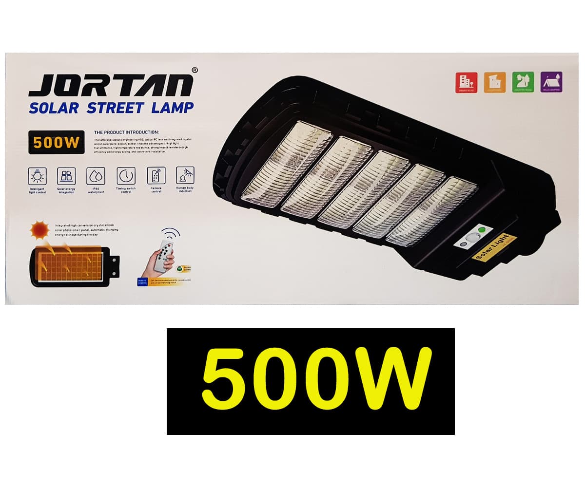 JORTAN Lámparas Solares 500W